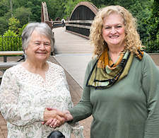 Carol Love and Denise Stepanik, new owner of Love Receptive Services